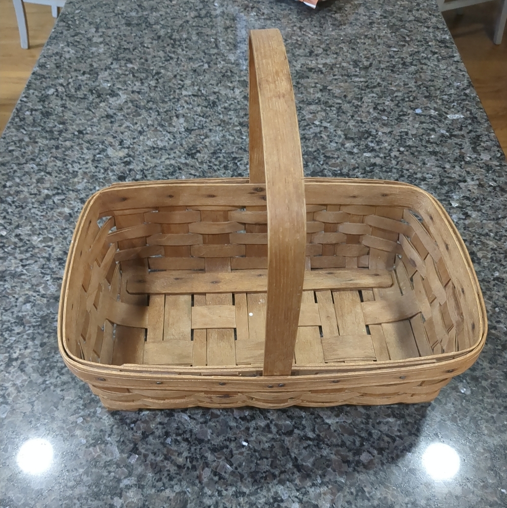 Longaberger Natural Tan Woven Basket